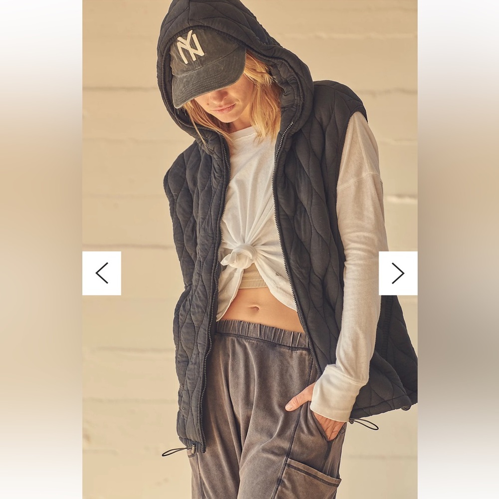Free People Dream Big Quilted Vest